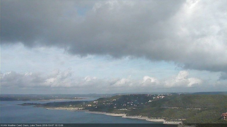 Lake Travis webcam, October 7, 2018 9:15 AM CT