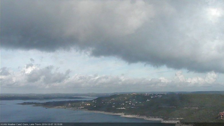 Lake Travis webcam, October 7, 2018 9:20 AM CT
