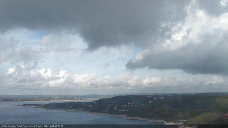 Lake Travis webcam, October 7, 2018 9:25 AM CT