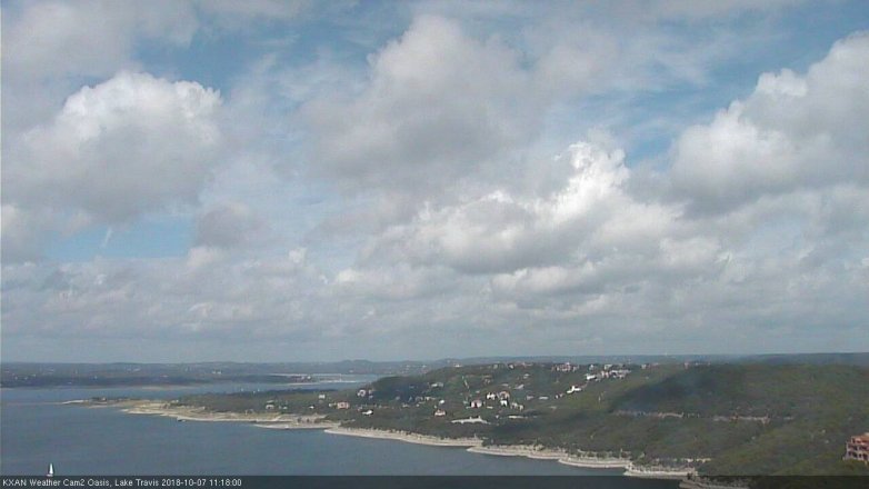 Lake Travis webcam, October 7, 2018 10:20 AM CT