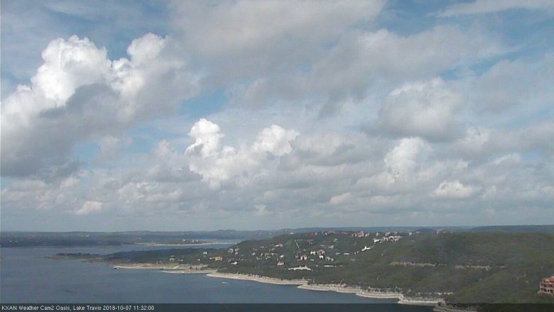 Lake Travis webcam, October 7, 2018 10:35 AM CT