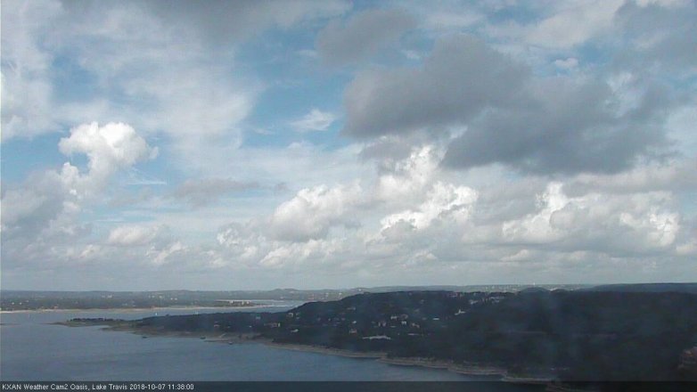 Lake Travis webcam, October 7, 2018 10:40 AM CT