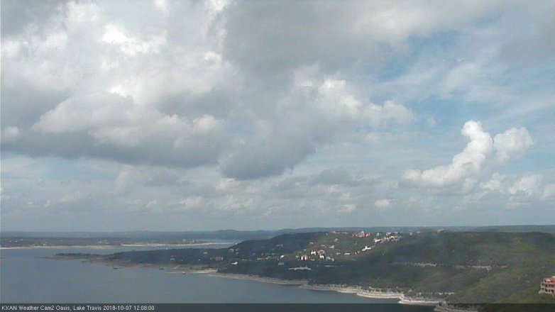Lake Travis webcam, October 7, 2018 11:10 AM CT