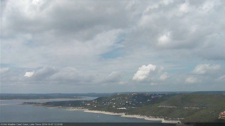 Lake Travis webcam, October 7, 2018 11:35 AM CT