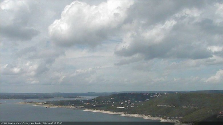 Lake Travis webcam, October 7, 2018 12:00 PM CT