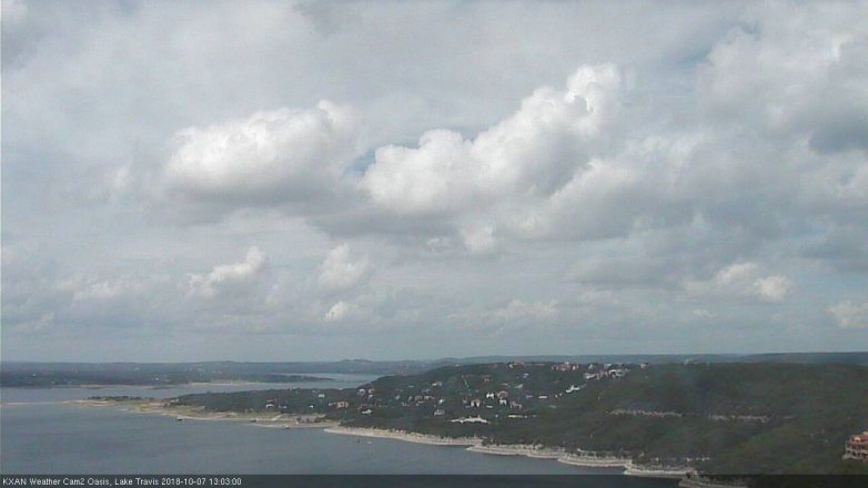 Lake Travis webcam, October 7, 2018 12:05 PM CT