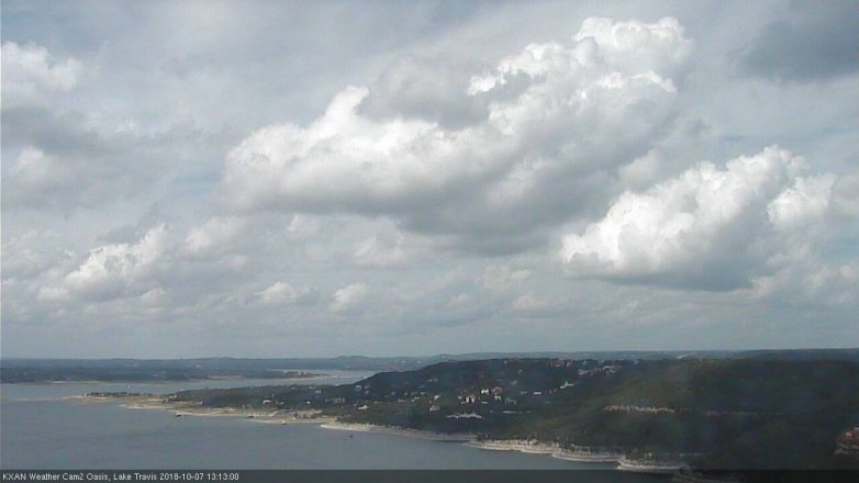 Lake Travis webcam, October 7, 2018 12:15 PM CT