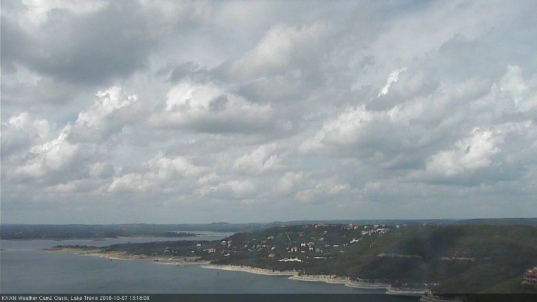 Lake Travis webcam, October 7, 2018 12:20 PM CT