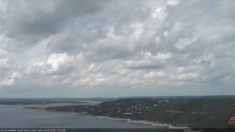 Lake Travis webcam, October 7, 2018 12:25 PM CT
