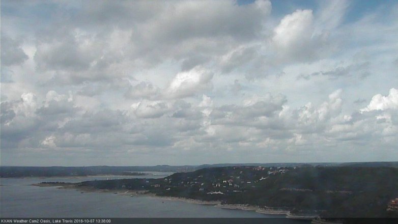 Lake Travis webcam, October 7, 2018 12:40 PM CT