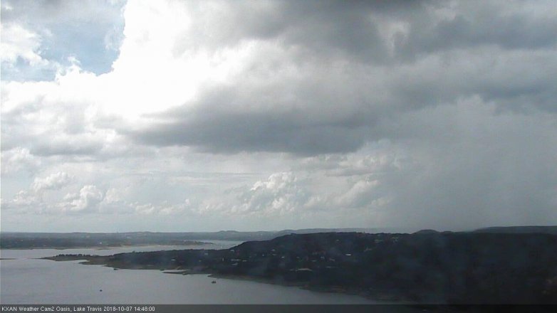 Lake Travis webcam, October 7, 2018 1:50 PM CT