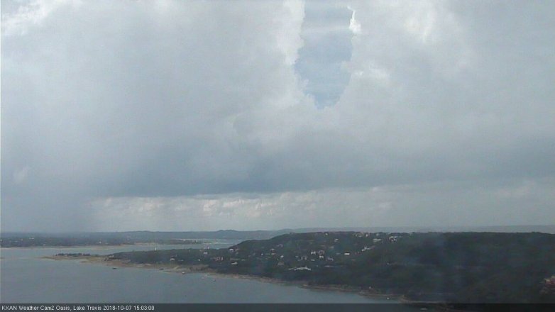 Lake Travis webcam, October 7, 2018 2:05 PM CT