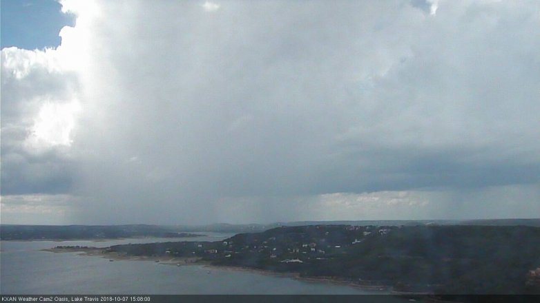 Lake Travis webcam, October 7, 2018 2:10 PM CT
