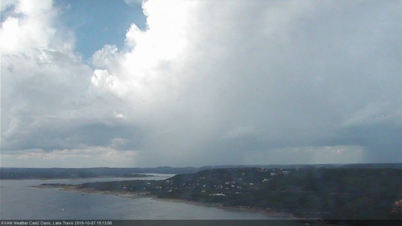 Lake Travis webcam, October 7, 2018 2:15 PM CT