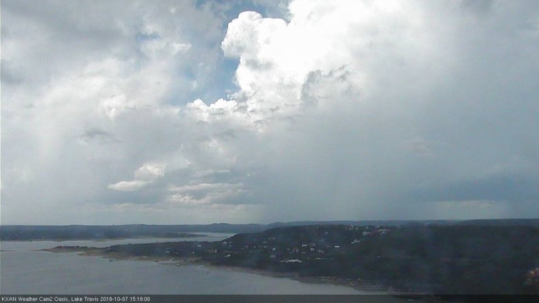 Lake Travis webcam, October 7, 2018 2:20 PM CT