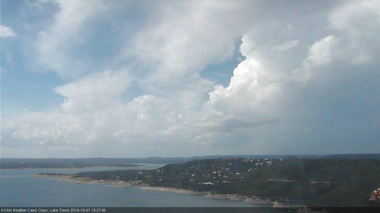 Lake Travis webcam, October 7, 2018 2:30 PM CT