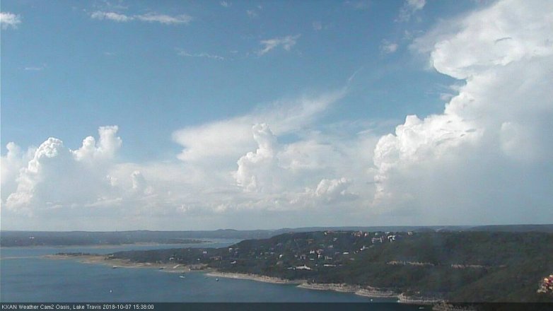 Lake Travis webcam, October 7, 2018 2:40 PM CT