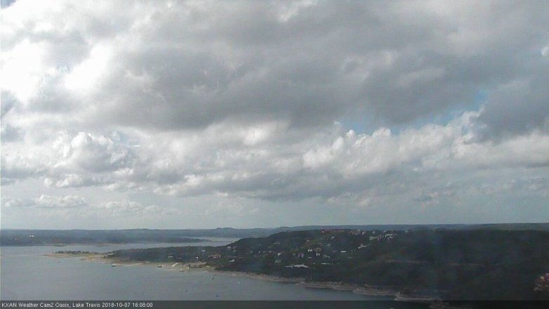 Lake Travis webcam, October 7, 2018 3:10 PM CT