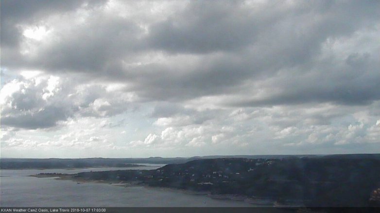 Lake Travis webcam, October 7, 2018 4:05 PM CT