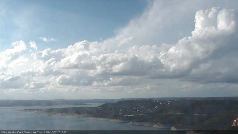 Lake Travis webcam, October 7, 2018 4:15 PM CT