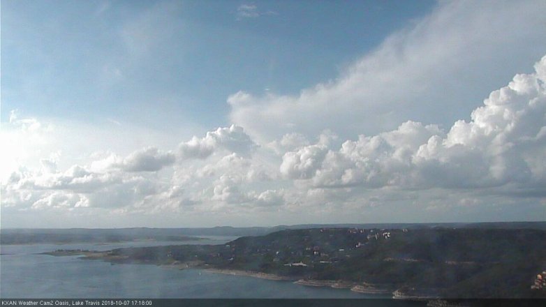 Lake Travis webcam, October 7, 2018 4:20 PM CT