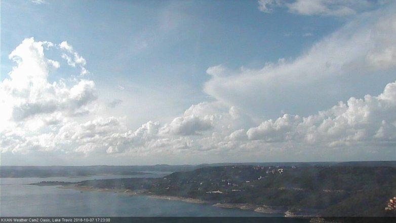 Lake Travis webcam, October 7, 2018 4:25 PM CT