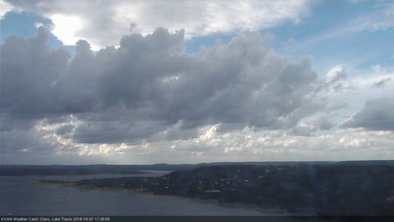 Lake Travis webcam, October 7, 2018 4:40 PM CT