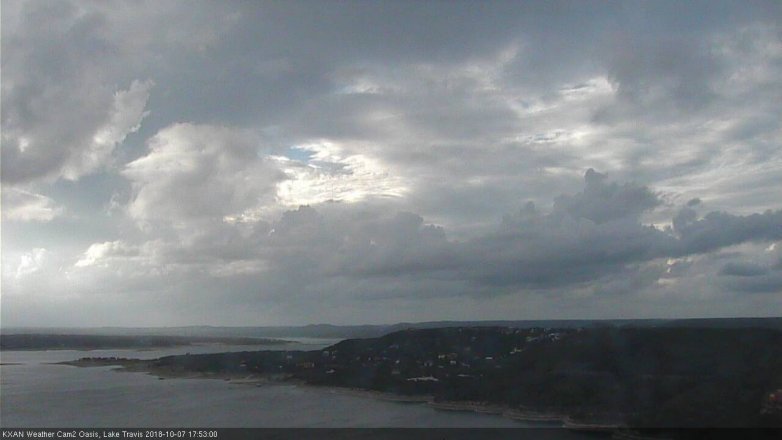 Lake Travis webcam, October 7, 2018 4:55 PM CT