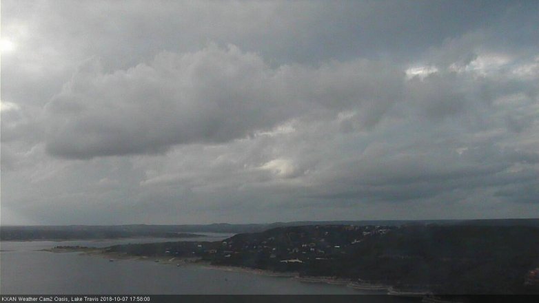 Lake Travis webcam, October 7, 2018 5:00 PM CT