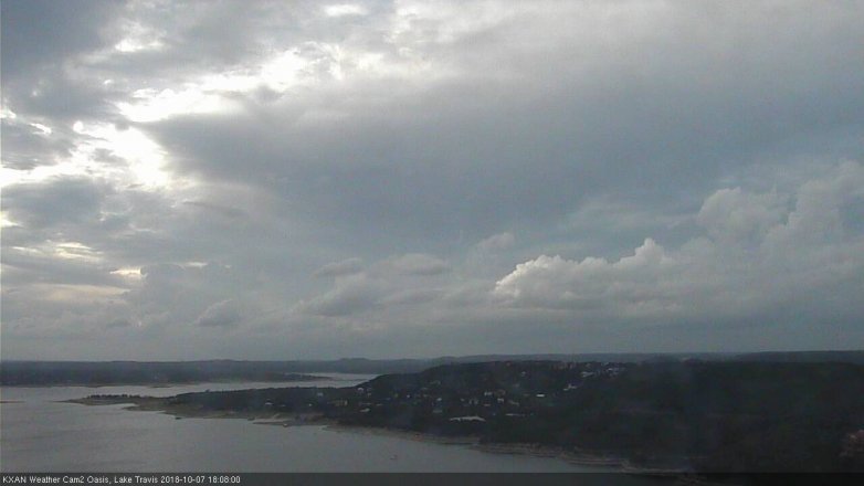 Lake Travis webcam, October 7, 2018 5:10 PM CT