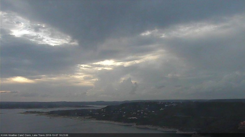 Lake Travis webcam, October 7, 2018 5:25 PM CT
