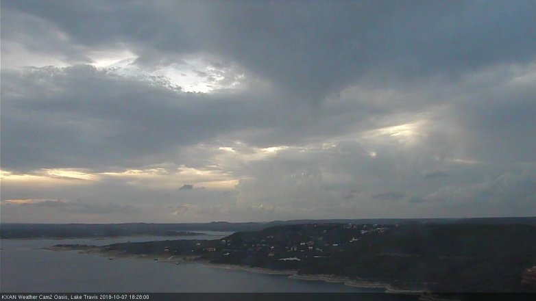 Lake Travis webcam, October 7, 2018 5:30 PM CT