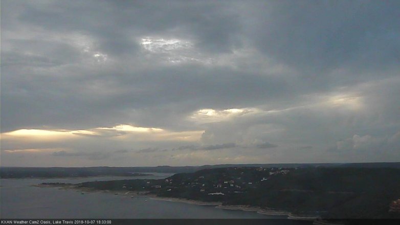 Lake Travis webcam, October 7, 2018 5:35 PM CT