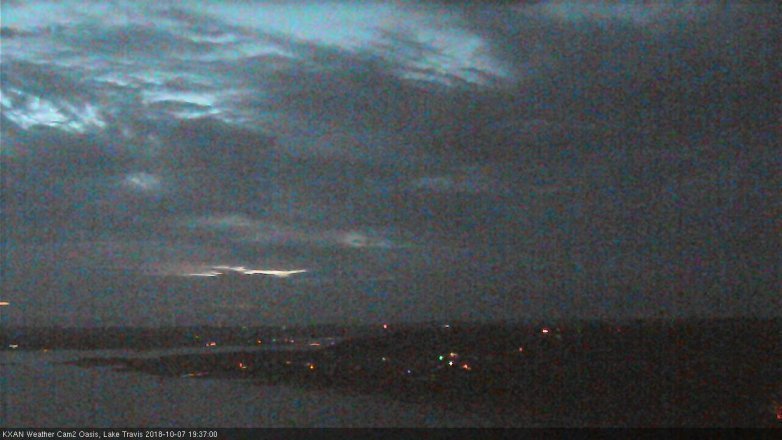 Lake Travis webcam, October 7, 2018 6:40 PM CT