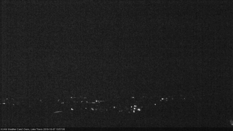 Lake Travis webcam, October 7, 2018 7:00 PM CT