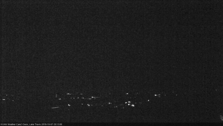 Lake Travis webcam, October 7, 2018 7:15 PM CT