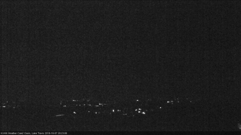Lake Travis webcam, October 7, 2018 7:25 PM CT