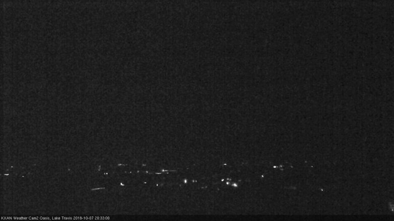 Lake Travis webcam, October 7, 2018 7:35 PM CT