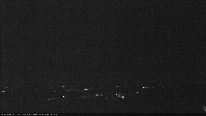 Lake Travis webcam, October 7, 2018 7:55 PM CT