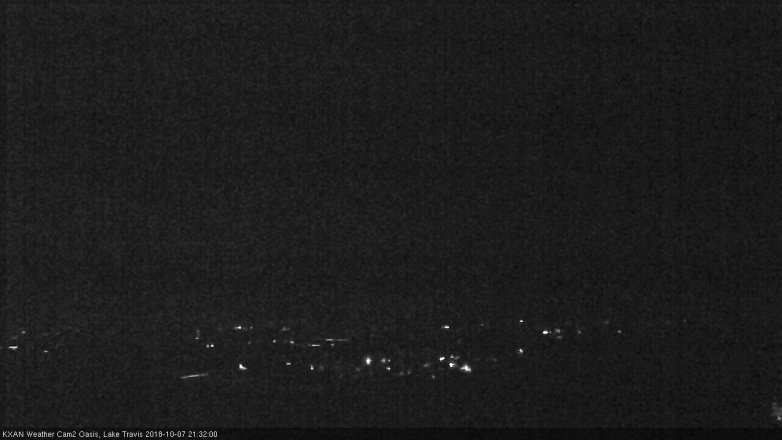 Lake Travis webcam, October 7, 2018 8:35 PM CT