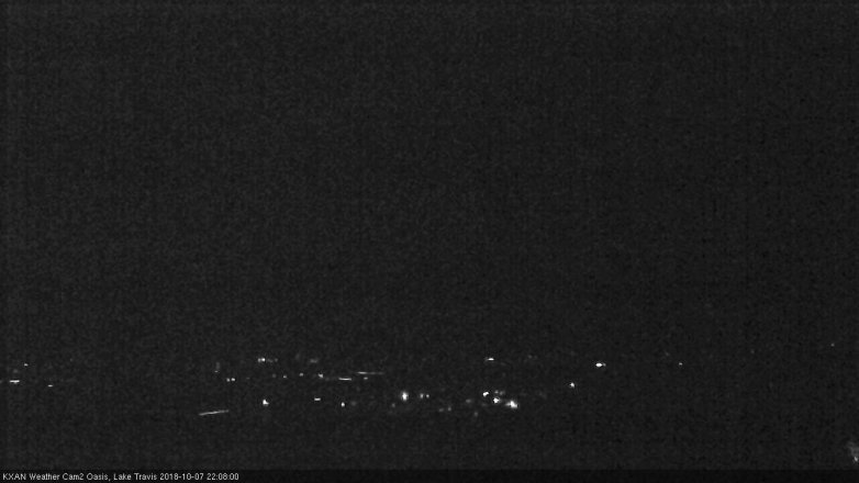 Lake Travis webcam, October 7, 2018 9:10 PM CT