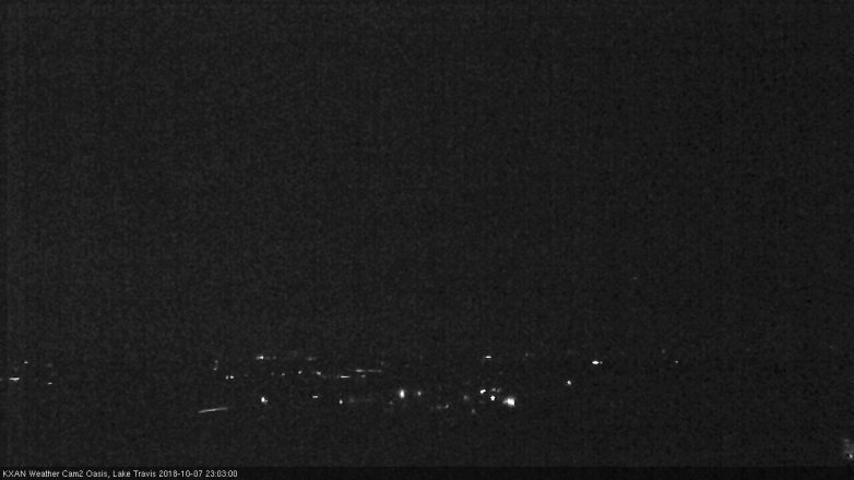 Lake Travis webcam, October 7, 2018 10:05 PM CT