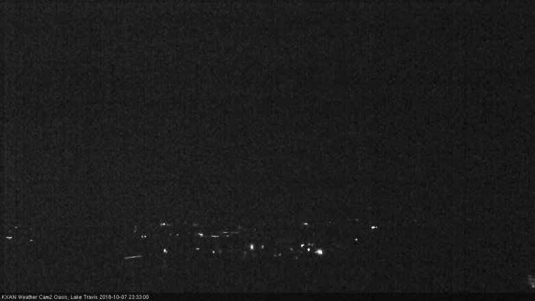 Lake Travis webcam, October 7, 2018 10:35 PM CT