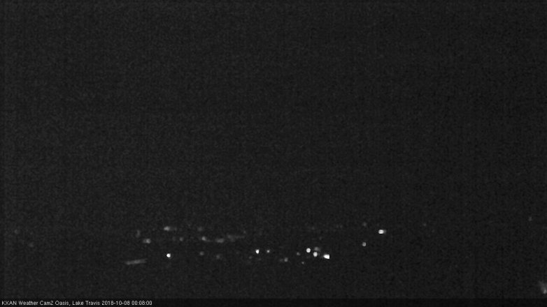 Lake Travis webcam, October 7, 2018 11:10 PM CT