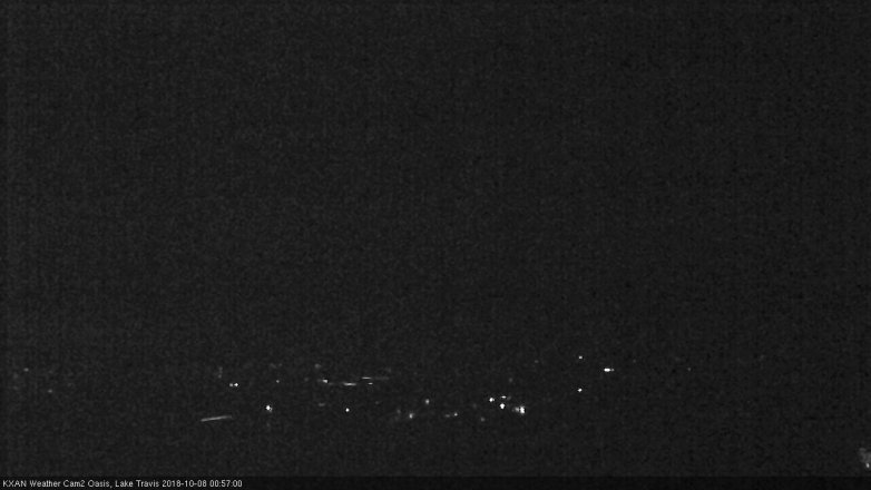 Lake Travis webcam, October 7, 2018 12:00 AM CT