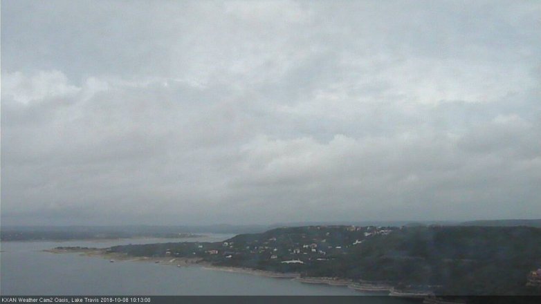 Lake Travis webcam, October 8, 2018 9:15 AM CT
