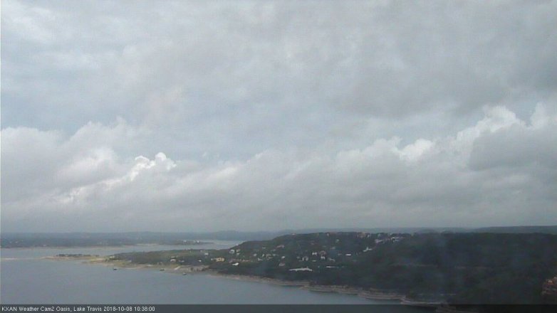 Lake Travis webcam, October 8, 2018 9:40 AM CT