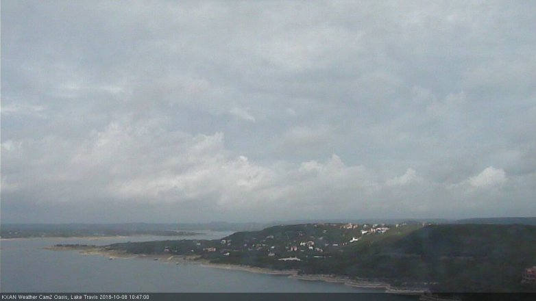 Lake Travis webcam, October 8, 2018 9:50 AM CT
