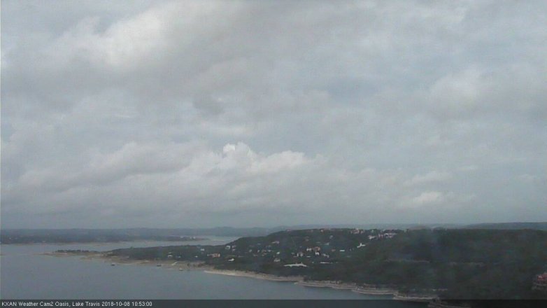 Lake Travis webcam, October 8, 2018 9:55 AM CT