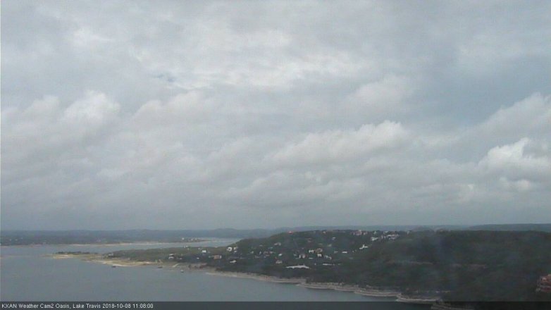 Lake Travis webcam, October 8, 2018 10:10 AM CT